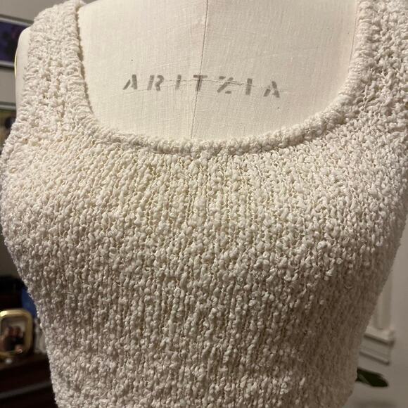 Babaton White Cropped Top - Picture 2 of 5